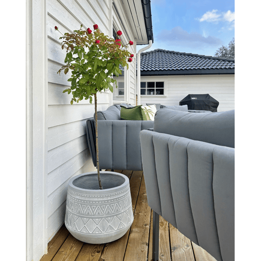 Beliani Vaso alto para plantas MALAKI
