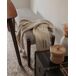 Beliani Banco de cama Poliéster ELYRIA 122x40 Beliani Banco de cama Poliéster ELYRIA 122x40 Gris