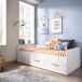 Cama Nido Con 3 Cajones Mek Cama Nido Con 3 Cajones Mek Blanco