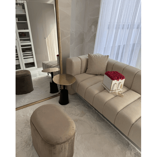 Mesa de apoio TANAMI Metal Dourado