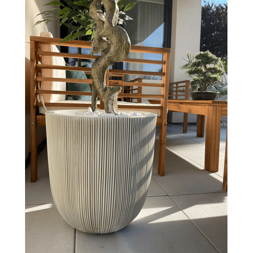 Vaso CHIOS 37 cm Creme