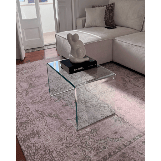 Tapete MATARIM Rosa 160 x 230 cm Algodão