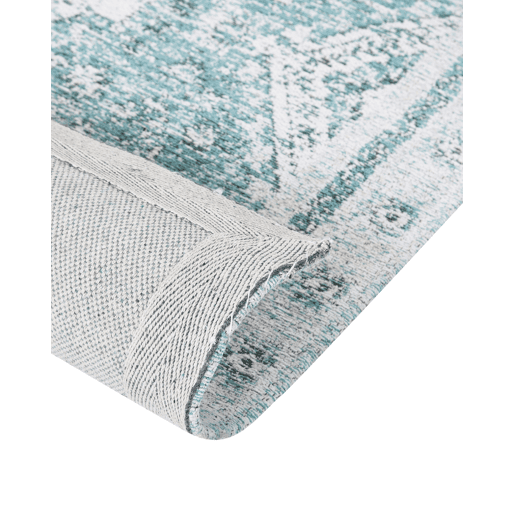 Tapete FULLA Verde menta 160 x 230 cm Algodão Tapete FULLA Verde menta 160 x 230 cm Algodão