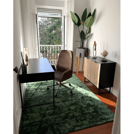Tapete GESI II Verde escuro 160 x 230 cm Viscose