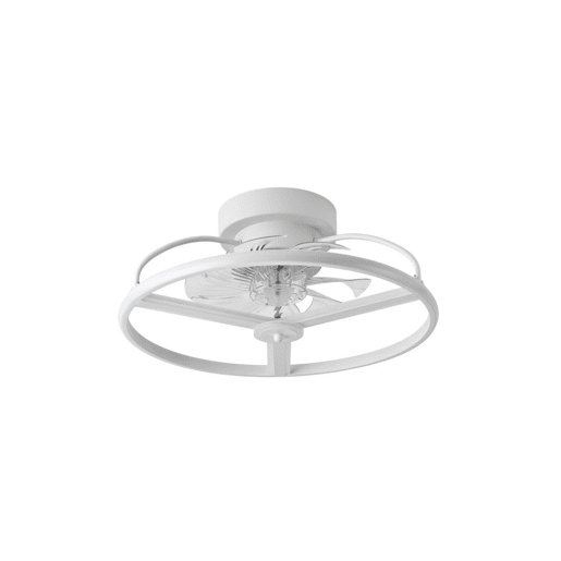 ventilador de tecto metálico cor branca série anuska 70cm