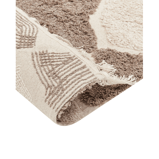 Tapete SINOP Creme 160 x 230 cm Algodão Tapete SINOP Creme 160 x 230 cm Algodão