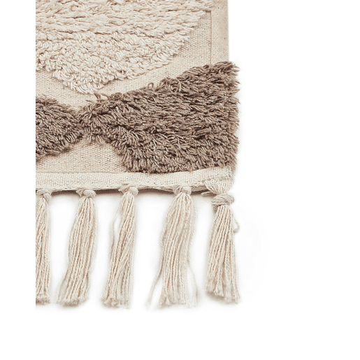 Tapete SINOP Creme 160 x 230 cm Algodão Tapete SINOP Creme 160 x 230 cm Algodão
