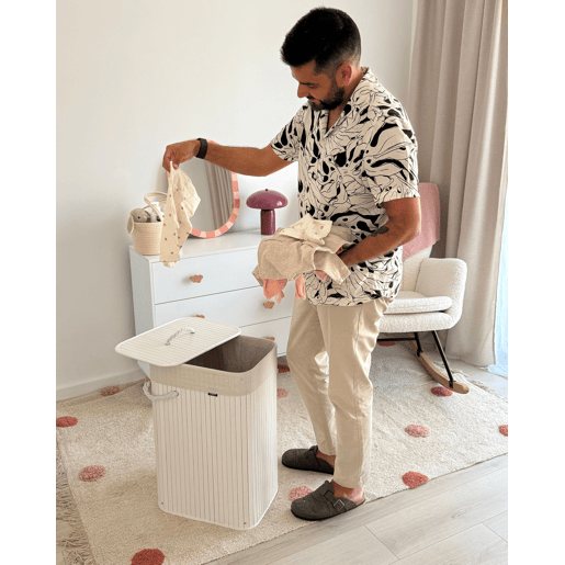 Beliani Cesto de roupa KOMARI Beliani Cesto de roupa KOMARI