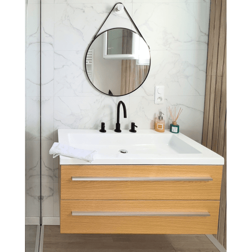 Conjunto de móveis de casa de banho ALMERIA 101 cm Creme