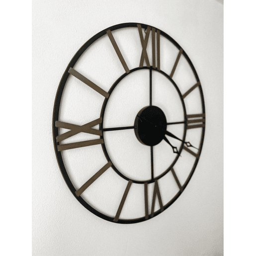 Relógio de parede VALSOT 80 cm Metal Dourado