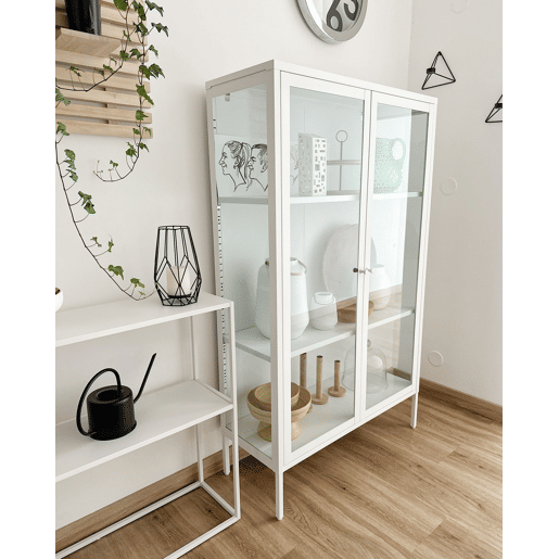 Armário expositor NASH Metal 90 cm Branco Armário expositor NASH Metal 90 cm Branco