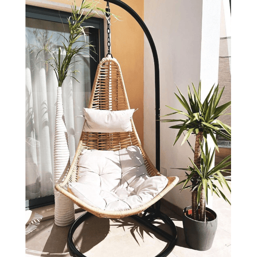 Cadeira Suspensa com Suporte ATRI II Natural Cadeira Suspensa com Suporte ATRI II Natural