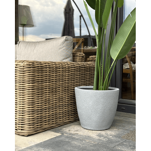 Vaso KANNIA 36 cm Cinzento claro