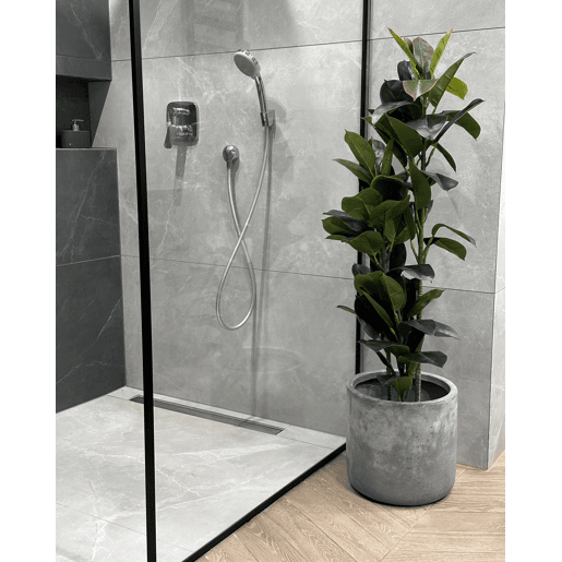 Vaso MESSENE 51 cm Cinzento claro Vaso MESSENE 51 cm Cinzento claro