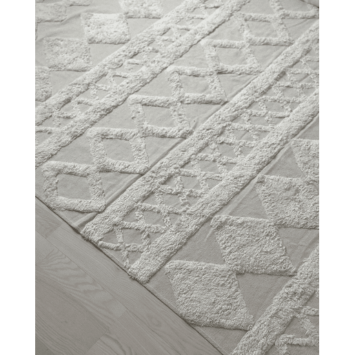 Tapete DIDIM Creme 140 x 200 cm Algodão