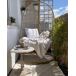 Beliani Mesa auxiliar JAMBIA Beliani Mesa auxiliar JAMBIA Blanco/ Beige