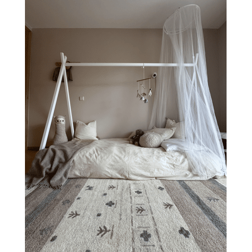Tapete KARLI Creme 160 x 230 cm Lã Gabbeh Tapete KARLI Creme 160 x 230 cm Lã Gabbeh