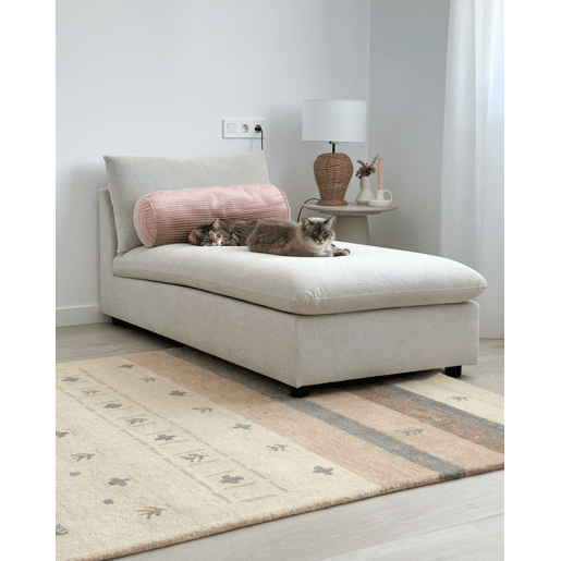 Tapete KARLI Creme 160 x 230 cm Lã Gabbeh Tapete KARLI Creme 160 x 230 cm Lã Gabbeh