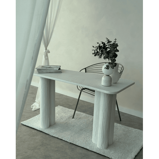 Tapete felpudo DEMRE Branco 80 x 150 cm