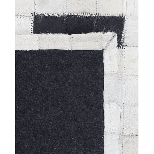 Tapete BOLU Preto 160 x 230 cm Pele