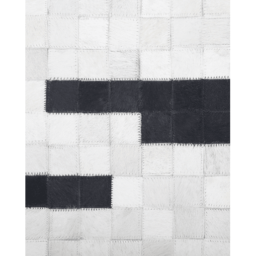 Tapete BOLU Preto 160 x 230 cm Pele