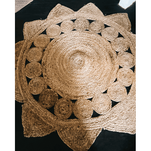 Tapete ARABAN Creme ø 120 cm Juta