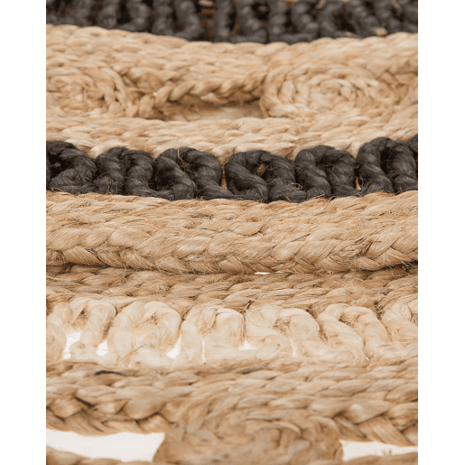 Tapete GOYNE Creme ø 140 cm Juta