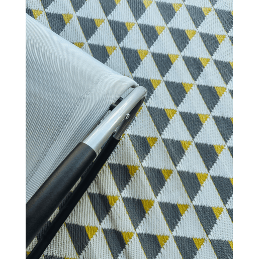 Tapete de exterior HISAR Cinzento 120 x 180 cm