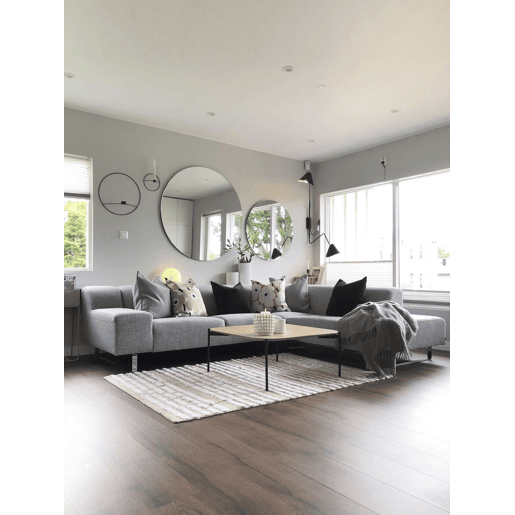 Tapete AHIRLI Creme 120 x 180 cm Algodão