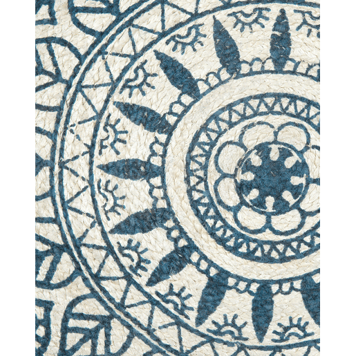 Tapete ANADERE Azul ø 120 cm Juta