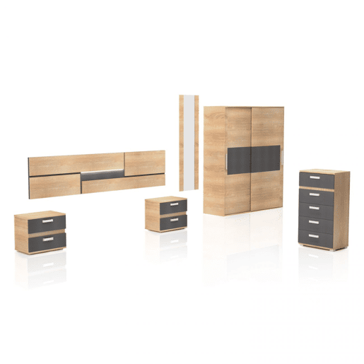 Quarto Ataneq Pure 5C Plus Cambria - Grafite x x cm Quarto Ataneq Pure 5C Plus Cambria - Grafite x x cm