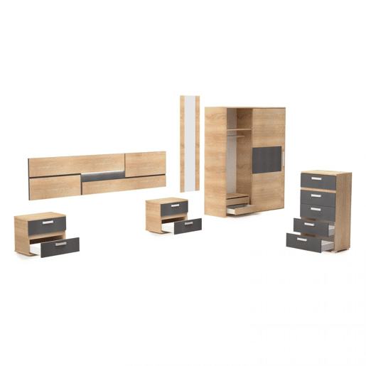 Quarto Ataneq Pure 5C Plus Cambria - Grafite x x cm Quarto Ataneq Pure 5C Plus Cambria - Grafite x x cm