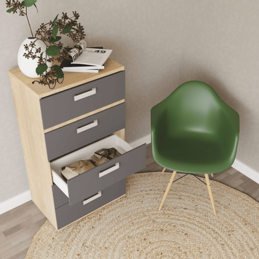 Quarto Ataneq Pure 5C Cambria - Grafite x x cm Quarto Ataneq Pure 5C Cambria - Grafite x x cm