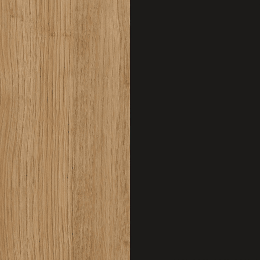 Aparador Ebos 140 Carvalho Nude - Cinza 140 x 80 x 40 cm