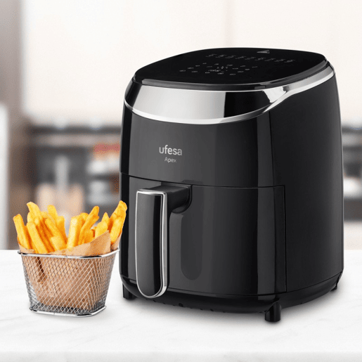 Fritadeira sem Óleo UFESA APEX Preto 1200 W Fritadeira sem Óleo UFESA APEX Preto 1200 W