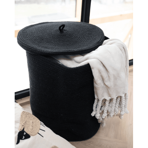 Cesto SILOPI Algodão Preto