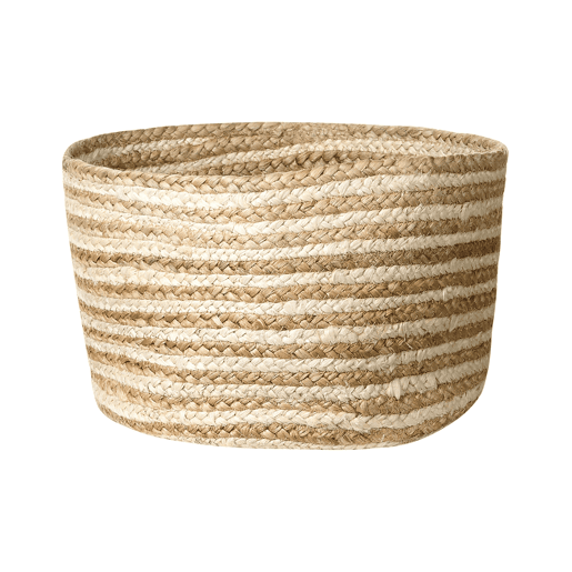 Conjunto de 3 cestos KAHU Juta Natural