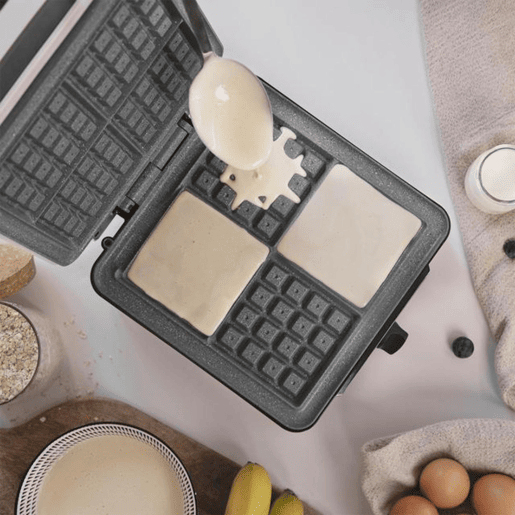 Máquina para Waffles Cecotec Fun Gofrestone 4Inox 1200 W