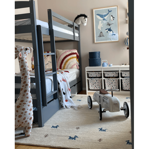Tapete BOYALI Creme claro 140 x 200 cm Viscose