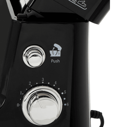 Mesko MS4217 Batedeira Planetaria Robô de Cozinha, 3,5 L, 6 Velocidades, Acessórios, 1200, Preto