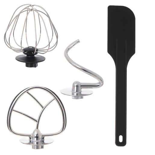 Mesko MS4217 Batedeira Planetaria Robô de Cozinha, 3,5 L, 6 Velocidades, Acessórios, 1200, Preto