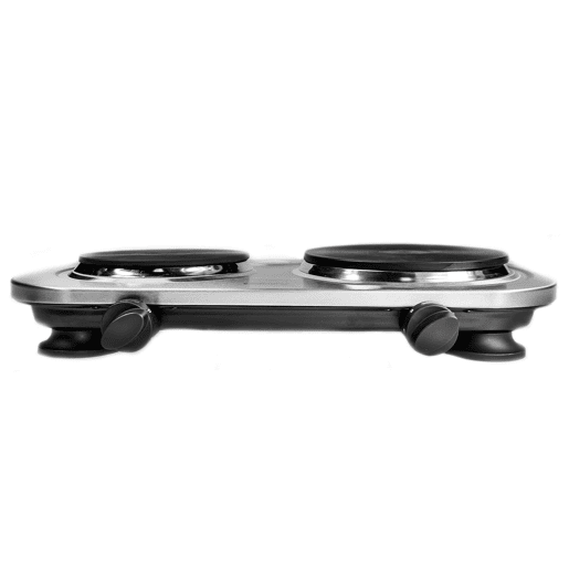 Camry CR6511 Fogão Eléctrico duplo, 2 Queimadores 18,5 cm e 15,5 cm, Regulador de Temperatura, 1500 W e 1000 W, 1500, Prata Camry CR6511 Fogão Eléctrico duplo, 2 Queimadores 18,5 cm e 15,5 cm, Regulador de Temperatura, 1500 W e 1000 W, 1500, Prata