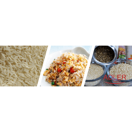 Adler AD6406 Arrozeira, Cozedor de Arroz, 1,5 L, Função Keep Warm, Desligamento Automático, 1000, Prata