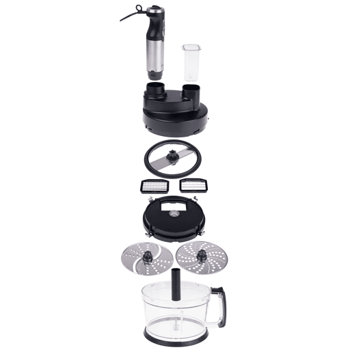 Camry CR4623 Set de Varinha, Picador Multiusos, Batedor, Aço Inoxidável, Função Turbo, 1600,