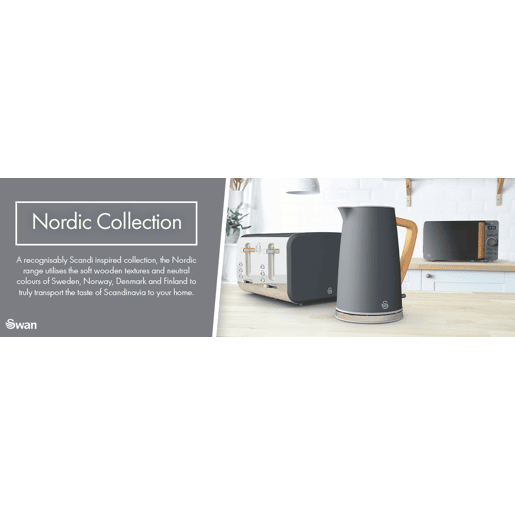 SWAN SM22036WHTNEU Micro-ondas 20L,6 níveis de Funcionamento, Temporizador 30 min, Modo Degelo, design moderno, Cabo de Efeito Madeira, 800, Branco