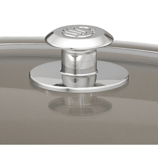 SWAN SF17031YELNEU Retro Slow Cooker 6,5L, Panela de Cerâmica Antiaderente sem PFOA e PTFE, 320, Amarelo