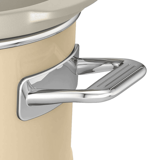 SWAN SF17021CNEU Retro Slow Cooker 3,5L, Panela de Cerâmica Antiaderente sem PFOA e PTFE, 200, Creme
