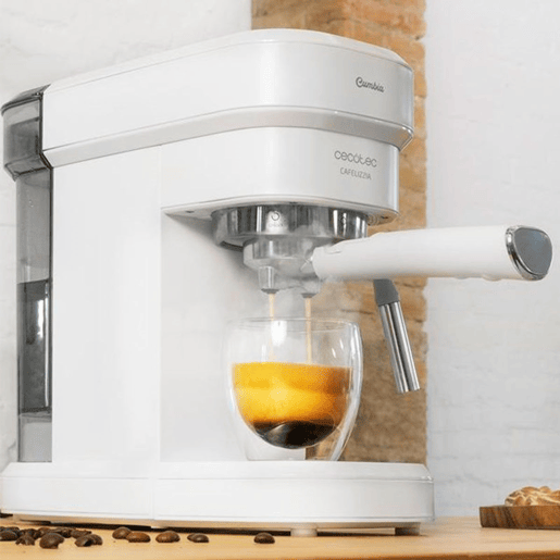 Máquina de Café Expresso Manual Cecotec Cafelizzia 790 White 1,5 L 1,2 L