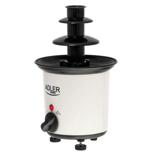 Adler AD4487 Fonte de Chocolate, Aço Inoxidável, Capacidade de 200ml,Temperatura máxima 80°C, 30, Branco
