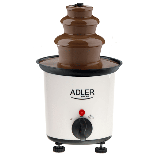 Adler AD4487 Fonte de Chocolate, Aço Inoxidável, Capacidade de 200ml,Temperatura máxima 80°C, 30, Branco